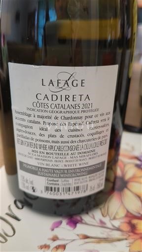 Linguadoca e Rossiglione Côtes catalanes Lafage Cadireta 2021