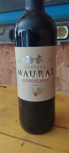 Vini Rouge sec Château Maurat 2011 Francia Bordeaux AOC