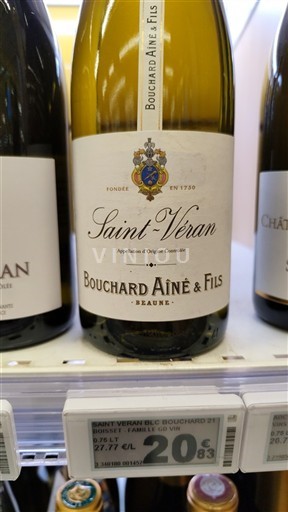 Burgundy Saint-Véran Bouchard Aîné & Fils 2022