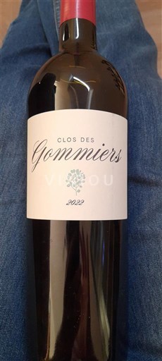 Vini Rouge sec Clos des Gommiers 2022 Francia Bordeaux AOC