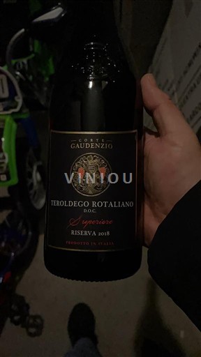 Trentino-Alto Adige Teroldego Rotaliano Corte Gaudenzio Superiore Riserva 2018