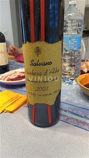 Piemonte Barbera d'Alba Salvano 2001
