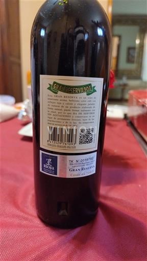 La Rioja Rioja Gran Reservasol Gran Reserva Non Millésimé