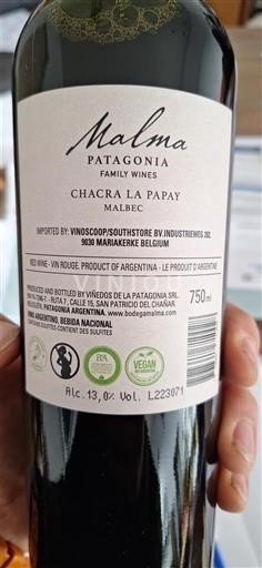 Patagonia Không được chỉ định Malma Chacra La Papay 2023