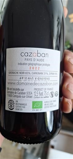 Languedoc in Roussillon Pays d'Oc Domaine Cazaban 2022