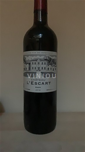 Bordeaux Bordeaux Supérieur Château L'Escart Eden 2018
