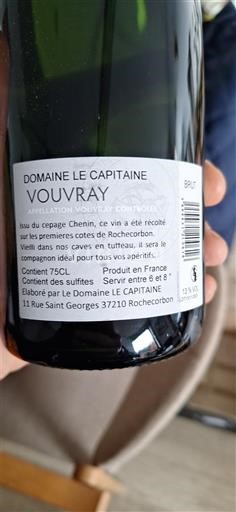 Loirevallei Vouvray Domaine Le Capitaine Niet-geïntegreerd