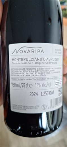 Abruzos Montepulciano d'Abruzzo Novaripa 2024