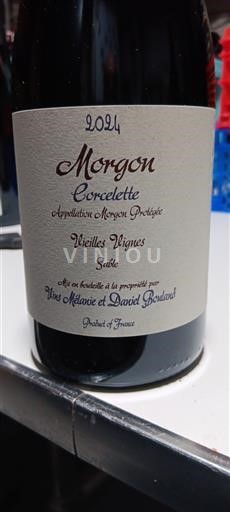 Beaujolais Morgon Yves Méloise & David Boudard Corcelette Vieilles Vignes 2024
