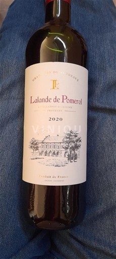Wijnen Rouge sec Grand Ormeau 2020 Frankrijk Bordeaux Lalande-de-pomerol AOC
