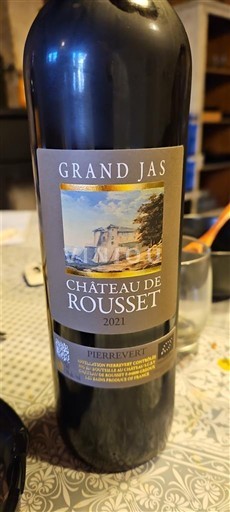 Thung lũng Rhône Pierrevert Château Rousset Grand Jas 2021