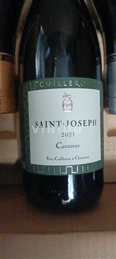 Viner Rouge sec Cavanos Yves Cuilleron 2021 Frankrike Rhônedalen Saint-Joseph AOC