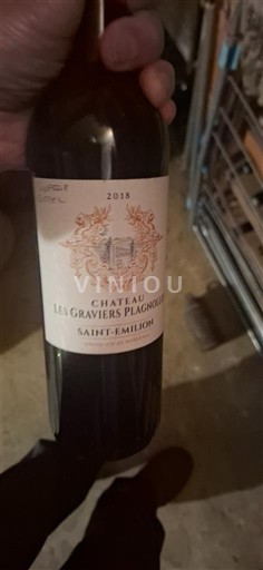 Bordeaux Saint-Émilion Château Les Graviers Plagnol 2018