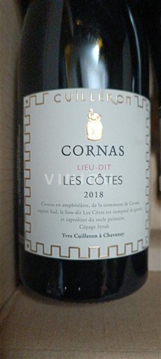 Thung lũng Rhône Cornas Yves Cuilleron Lieu-Dit Les Côtes 2018
