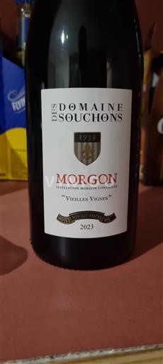 Beaujolais Morgon Domaine S Souchons Vieilles Vignes 2023