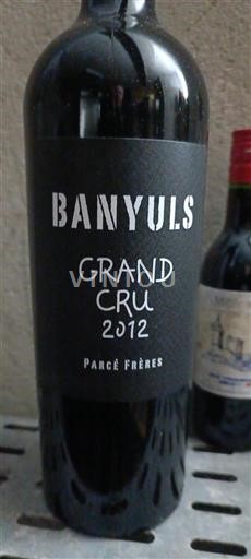 Roussillon Banyuls Grand Cru Grand Cru Parce Frères 2012