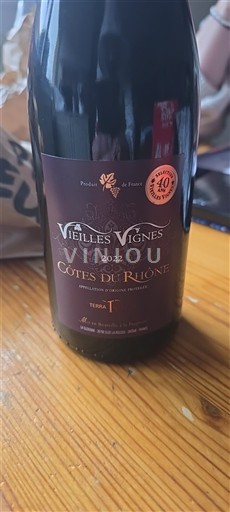 Rhônevallei Côtes-du-rhône Terra T Vieilles Vignes 2022