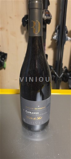 Viner Rouge sec Grenache, Syrah Domaine Vernay 2017 Frankrike Rhônedalen Cairanne AOC
