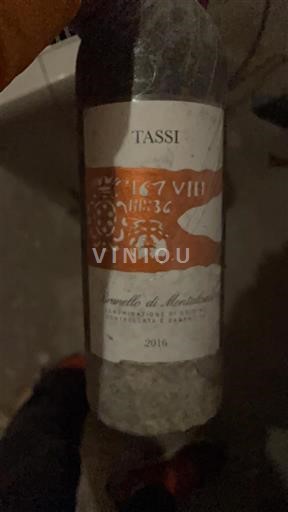 Toscana Brunello di Montalcino Tassi Brunello 2016