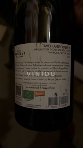 Thung lũng Rhône Tavel Château Mancy Tavel Langoustière 2024