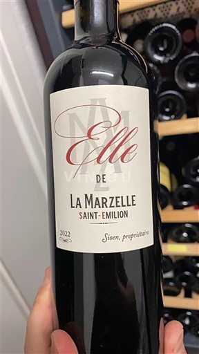 Bordeaux Saint-Émilion La Marzelle Elle 2022