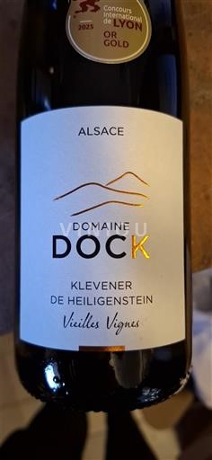 Alsace Klevener-de-heiligenstein Domaine Dock Klevener de Heiligenstein Vieilles Vignes 2025