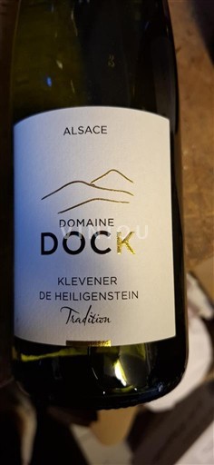 Alsace Klevener-de-heiligenstein Domaine Dock Tradition 2024