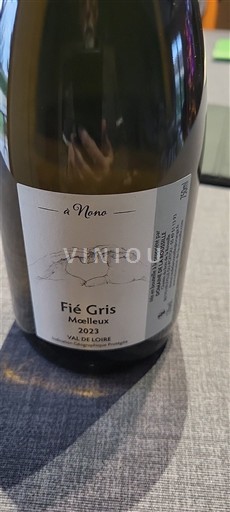 Loirevallei A Nono Fié Gris Moelleux 2023