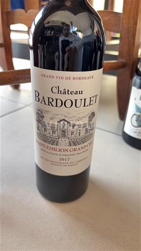 Burdeos Saint-Émilion Gran Cru Grand Cru Château Bardoulet 2017