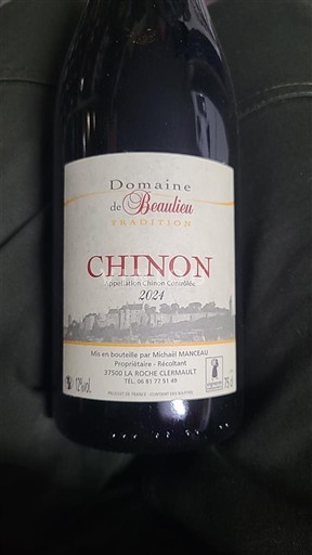 Thung lũng sông Loire Chinon Domaine Beaulieu Tradition 2024