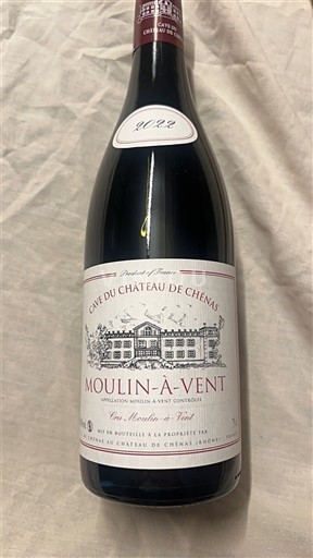 Beaujolais Moulin-à-vent Château Cave du Château de Chénas Vieilles Vignes 2022