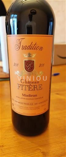 Sydvestfrankrig Madiran Château Fitère Tradition 2011