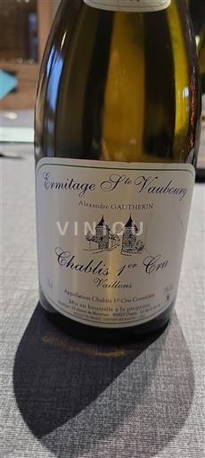 Bourgogne Chablis Premier Cru Premier Cru Ermitage Ste Vaubourg Vallions 2022