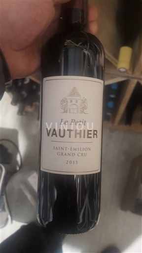 Burdeos Saint-Émilion Gran Cru Grand Cru Le Petit Vauthier 2015
