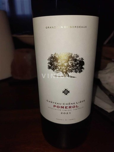 Bordeaux Pomerol Château Chêne Liège 2021