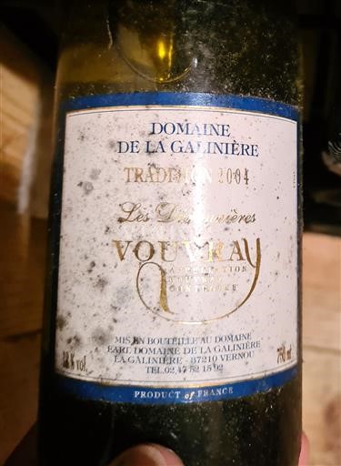 Thung lũng sông Loire Vouvray Domaine La Galinière Les Déronnières 2004