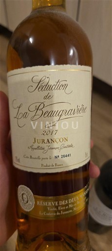 Sydvestfrankrig Jurançon La Beaugraivière Séduction 2017