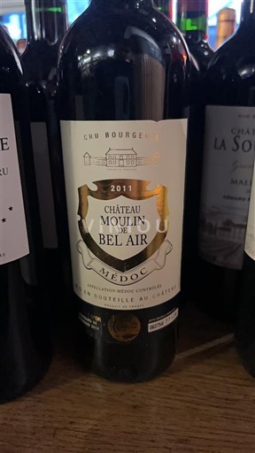 Bordeaux Médoc Château Moulin de Bel Air 2011