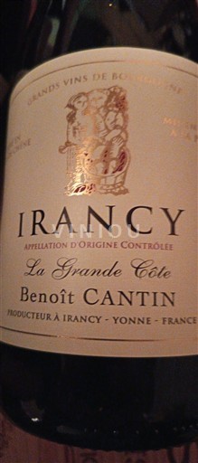 Burgundija Irancy Benoît Cantin La Grande Côte 2022