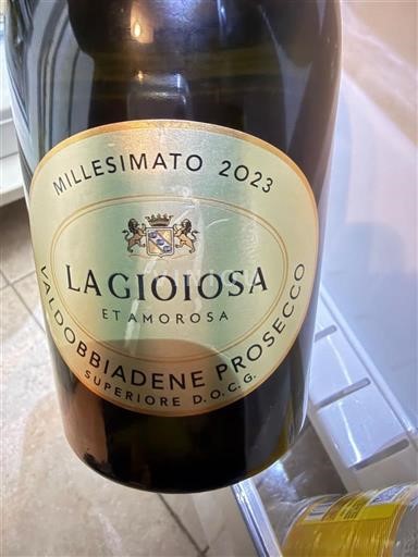 Vénétie Prosecco La Gioiosa Et Amorosa Millesimato 2023