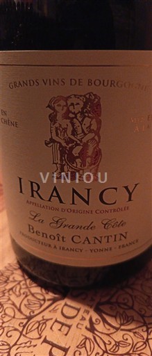 Burgundija Irancy Benoît Cantin La Grande Côte 2021