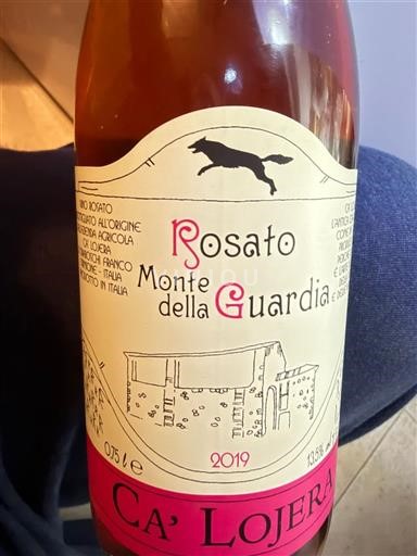 Lombardía No especificado Ca' Lojera Monte della Guardia Rosato 2019