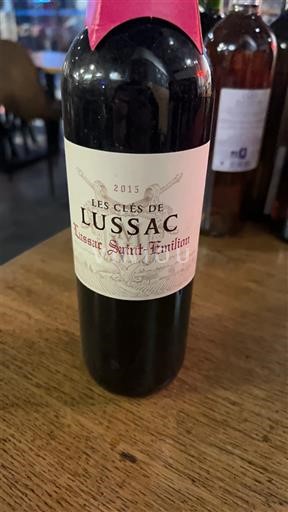 Wines Rouge sec Les Clés de Lussac 2015 France Bordeaux Lussac-Saint-Émilion AOC
