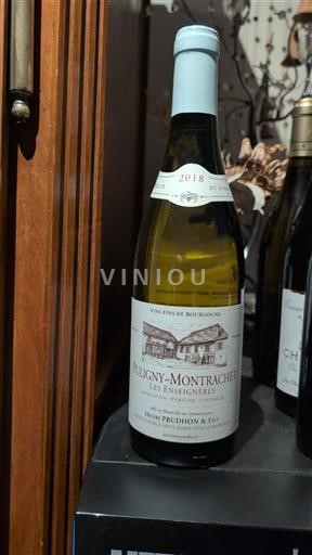 Borgonha Puligny-Montrachet Henri Prudhon & Fils Les Enseignères 2018