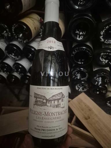 Burgundy Puligny-Montrachet Henri Prudhon & Fils Les Enseignères 2018