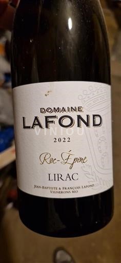 Thung lũng Rhône Lirac Domaine Lafond Roc-Épine 2022
