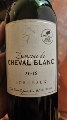 Bordeaux Domaine Cheval Blanc 2006