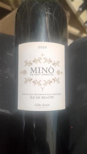 Corse Đảo sắc đẹp Gilles Seroin Minò de Sant Armetto 2020