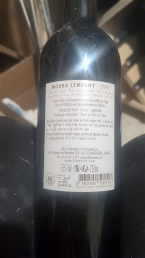 Roussillon Côtes du Roussillon Villages Moura Lympany 2020