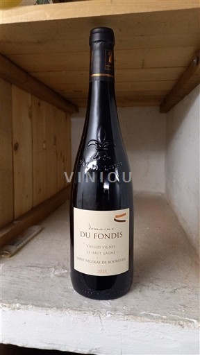 Loire Valley Saint-Nicolas-De-Bourgueil Domaine Fondis Vieilles Vignes Le Haut Guéne 2021
